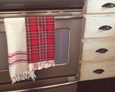 Cover Up A Dirty Oven Door With Towels