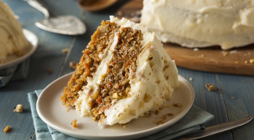 Healthy Homemade Carrot Cake Ready for Easter