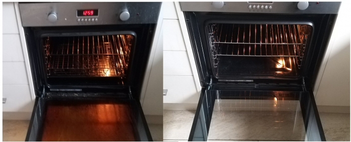 Ovenclean George Forbes before and after